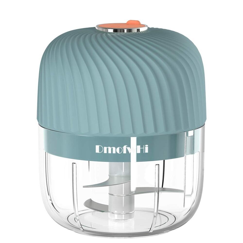 Cordless Electric Garlic Chopper | Mini USB Rechargeable Food Processor with Sta